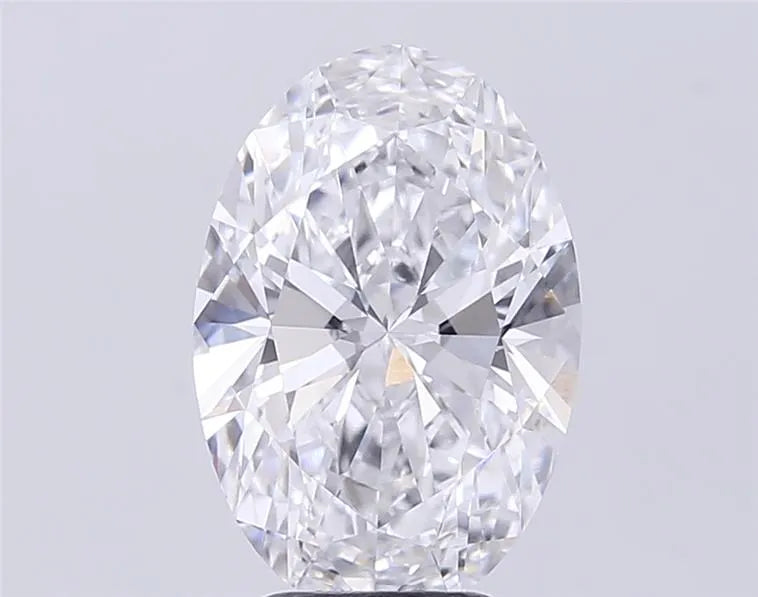 4.06ct Oval Lab Grown Diamond (Colour D, Clarity VVS2, IGI Certified)