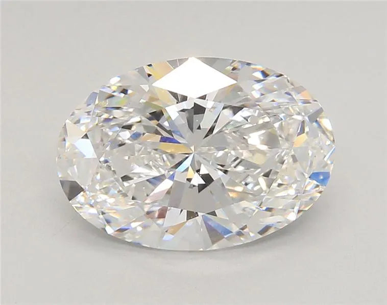 4.06ct Oval Lab Grown Diamond (Colour D, Clarity VVS2, IGI Certified)