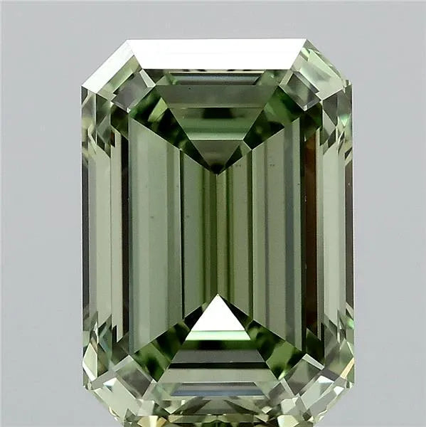 4.07ct Emerald Lab Grown Diamond (Colour Fancy Vivid Green, Clarity VS1, IGI Certified)