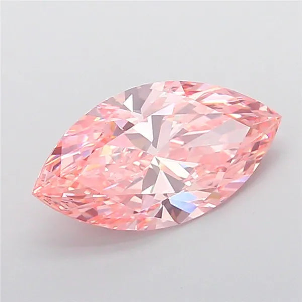 4.07ct Marquise Lab Grown Diamond (Colour Fancy Intense Pink, Clarity VS1, IGI Certified)