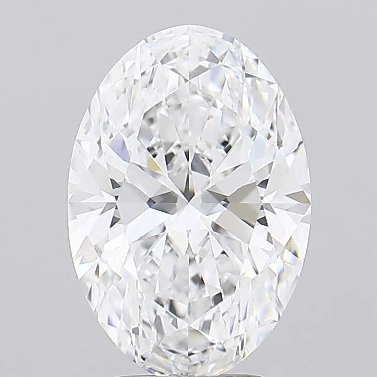 4.07ct Oval Lab Grown Diamond (Colour D, Clarity IF, IGI Certified)