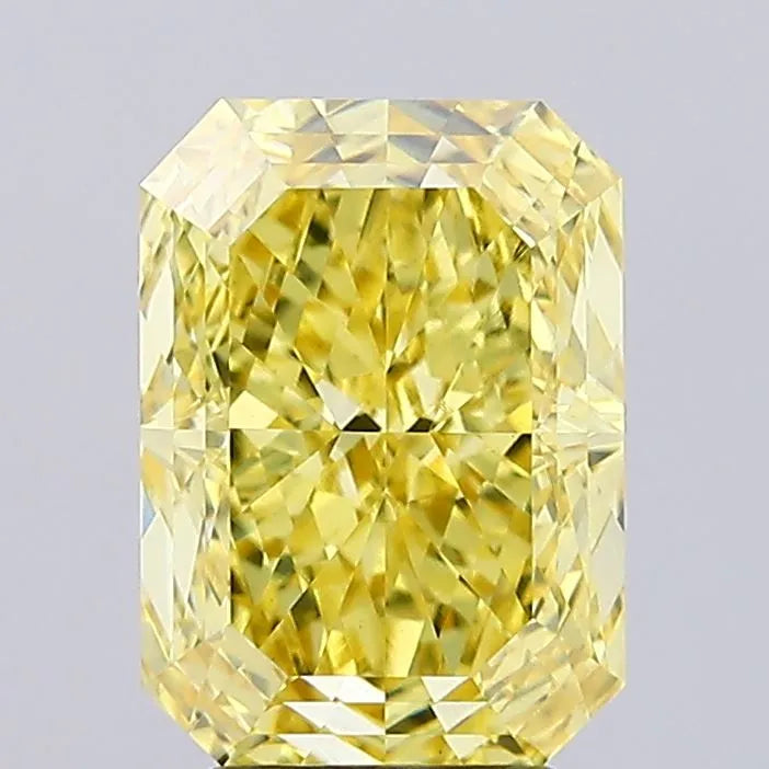 4.07ct Radiant Lab Grown Diamond (Colour Fancy Intense Yellow, Clarity VVS2, IGI Certified)