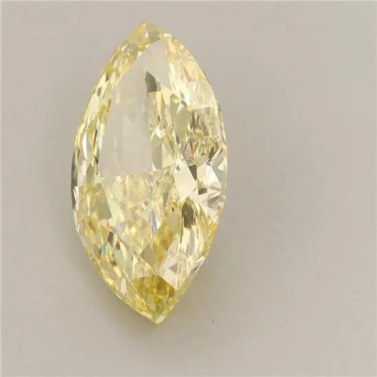 4.08ct Marquise Lab Grown Diamond (Colour Fancy Intense Yellow, Clarity VS1, IGI Certified)