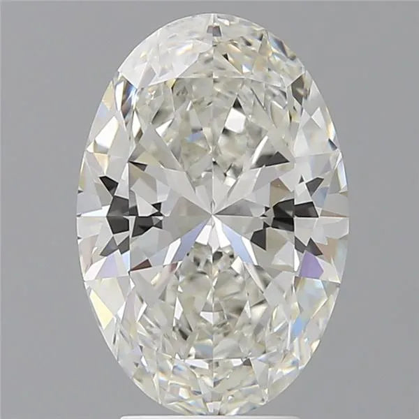 4.08ct Oval Lab Grown Diamond (Colour G, Clarity VVS2, IGI Certified)