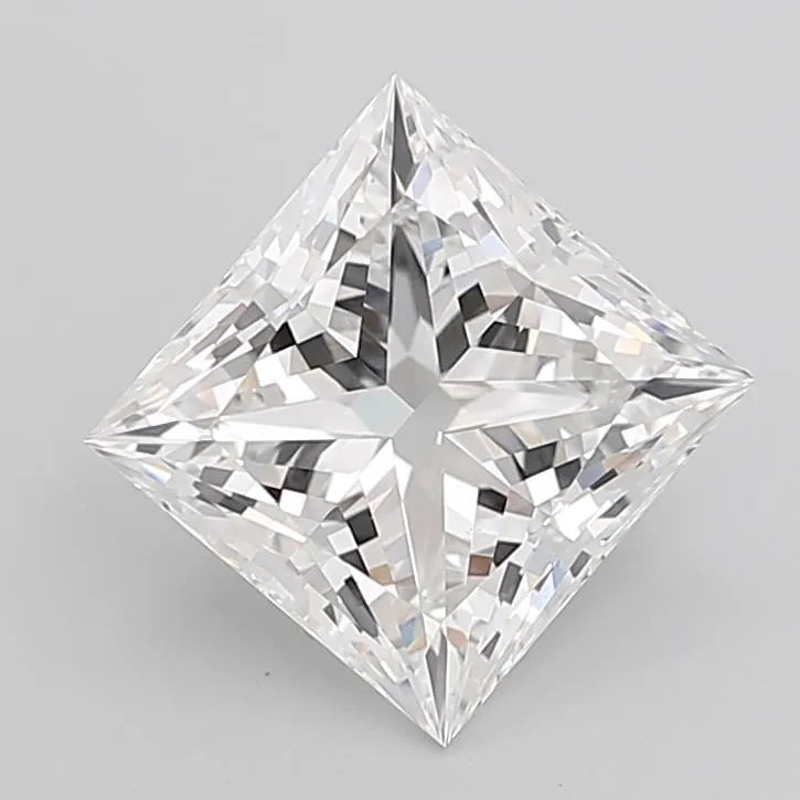 4.08ct Princess Lab Grown Diamond (Colour E, Clarity VVS2, IGI Certified)