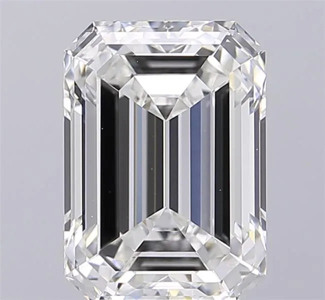 4.09ct Emerald Lab Grown Diamond (Colour F, Clarity VVS1, IGI Certified)
