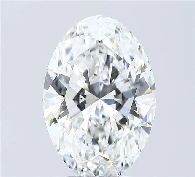 4.09ct Oval Lab Grown Diamond (Colour E, Clarity VVS2, IGI Certified)