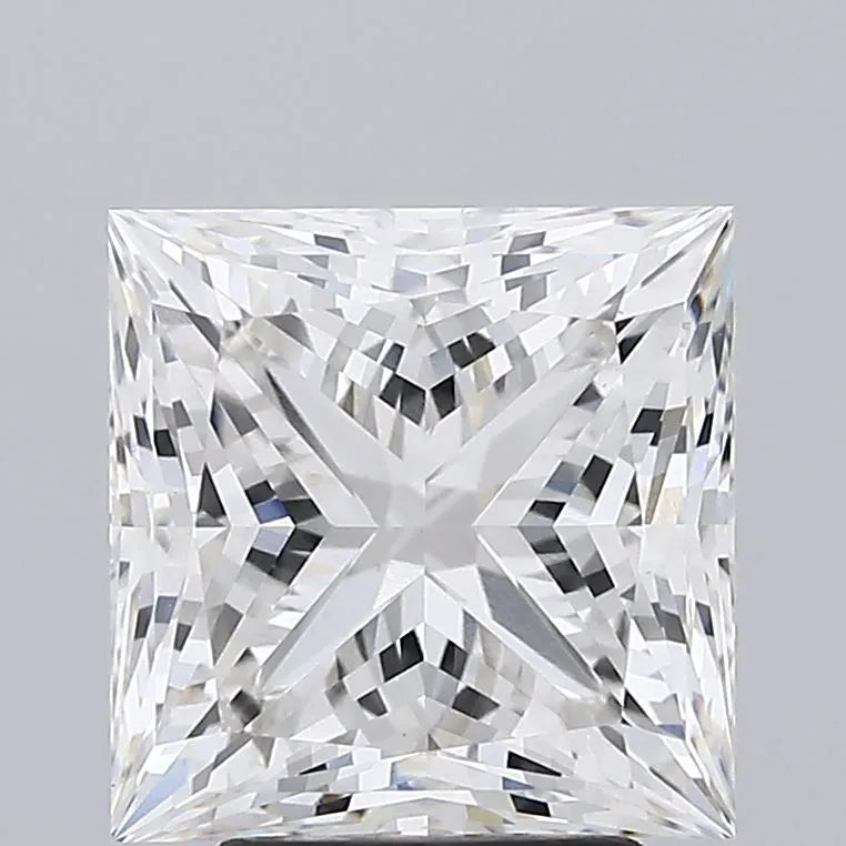4.09ct Princess Lab Grown Diamond (Colour F, Clarity VVS2, IGI Certified)