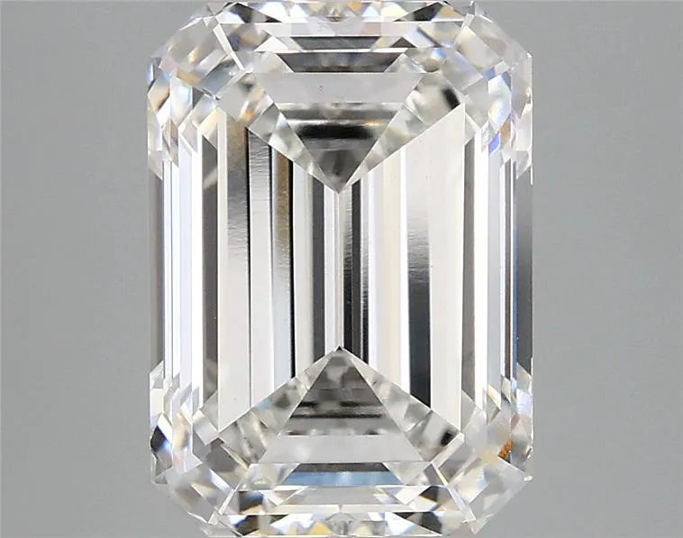 4.10ct Emerald Lab Grown Diamond (Colour F, Clarity VVS2, IGI Certified)