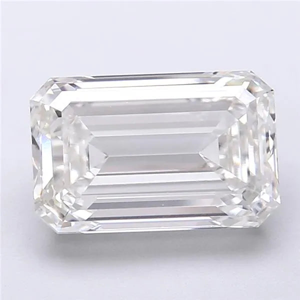 4.10ct Emerald Lab Grown Diamond (Colour F, Clarity VVS2, IGI Certified)
