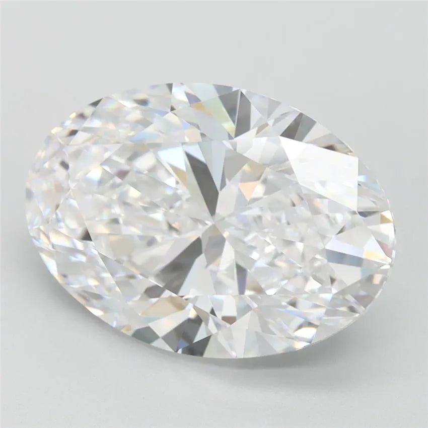 4.10ct Oval Lab Grown Diamond (Colour D, Clarity FL, IGI Certified)