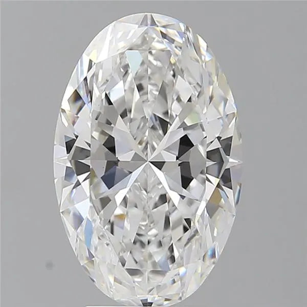 4.10ct Oval Lab Grown Diamond (Colour D, Clarity VVS2, IGI Certified)