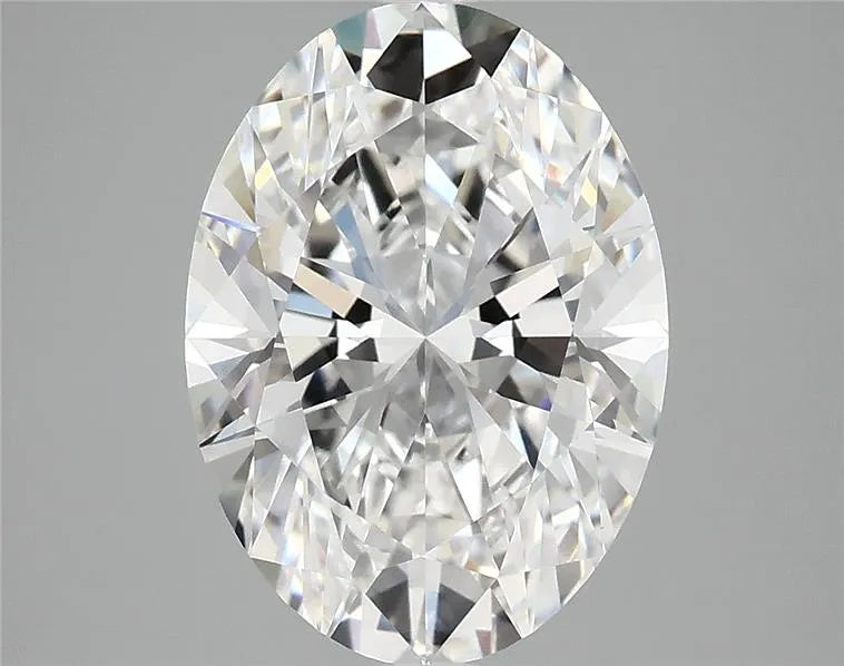 4.10ct Oval Lab Grown Diamond (Colour D, Clarity VVS2, IGI Certified)