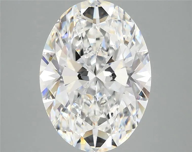 4.10ct Oval Lab Grown Diamond (Colour D, Clarity VVS2, IGI Certified)