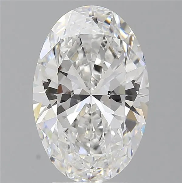 4.10ct Oval Lab Grown Diamond (Colour E, Clarity VVS2, IGI Certified)