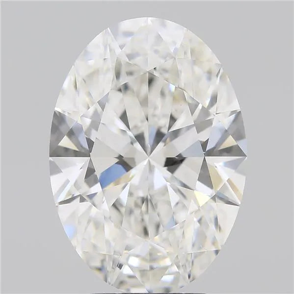 4.10ct Oval Lab Grown Diamond (Colour E, Clarity VVS2, IGI Certified)