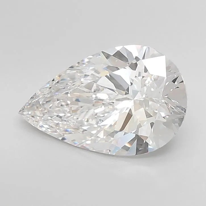4.10ct Pear Lab Grown Diamond (Colour E, Clarity VS1, IGI Certified)