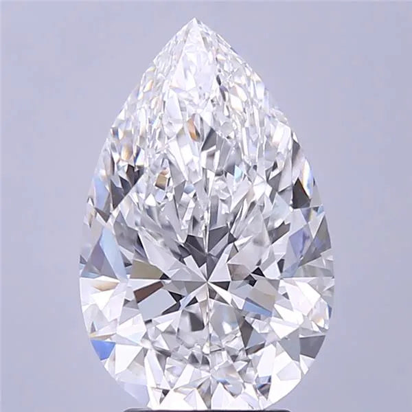 4.10ct Pear Lab Grown Diamond (Colour F, Clarity VVS1, IGI Certified)
