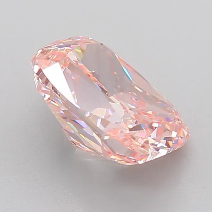 4.12ct Cushion modified Lab Grown Diamond (Colour Fancy Intense Pink, Clarity VVS2, IGI Certified)