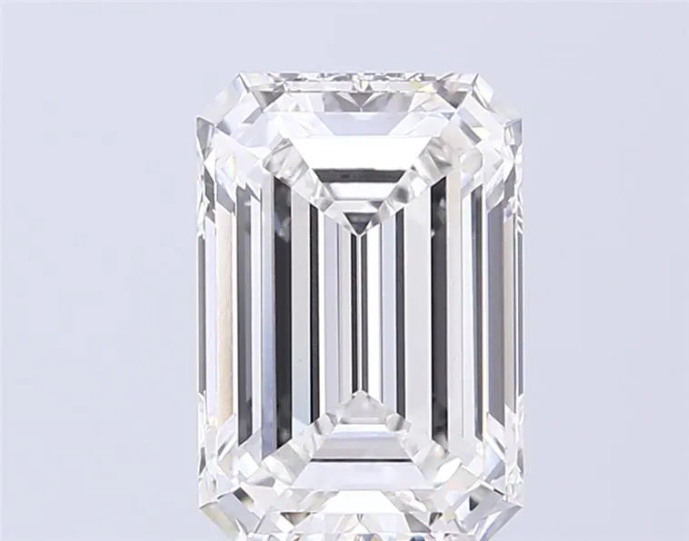 4.14ct Emerald Lab Grown Diamond (Colour G, Clarity VVS2, IGI Certified)