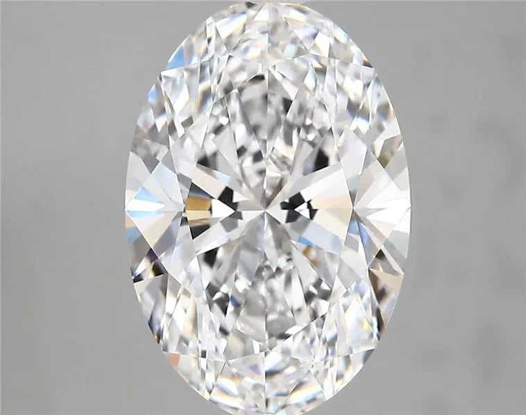 4.14ct Oval Lab Grown Diamond (Colour E, Clarity VVS2, IGI Certified)