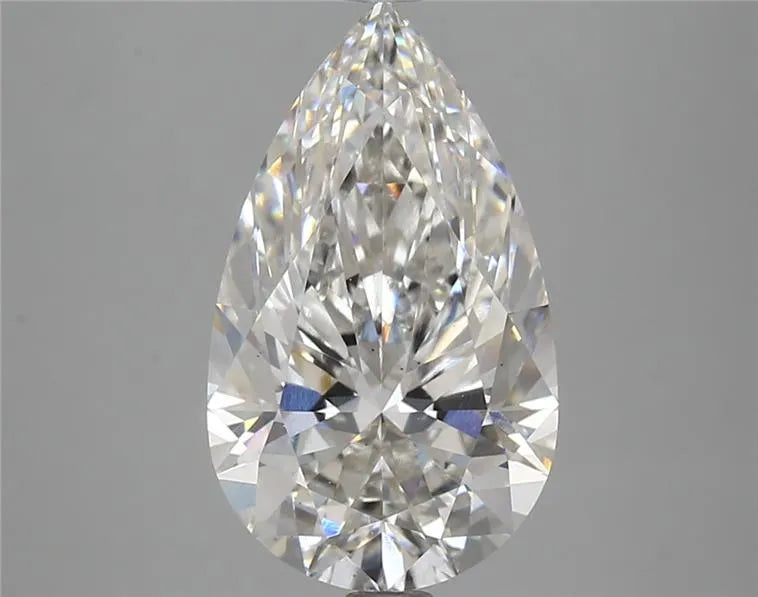 4.16ct Pear Lab Grown Diamond (Colour G, Clarity VS2, IGI Certified)