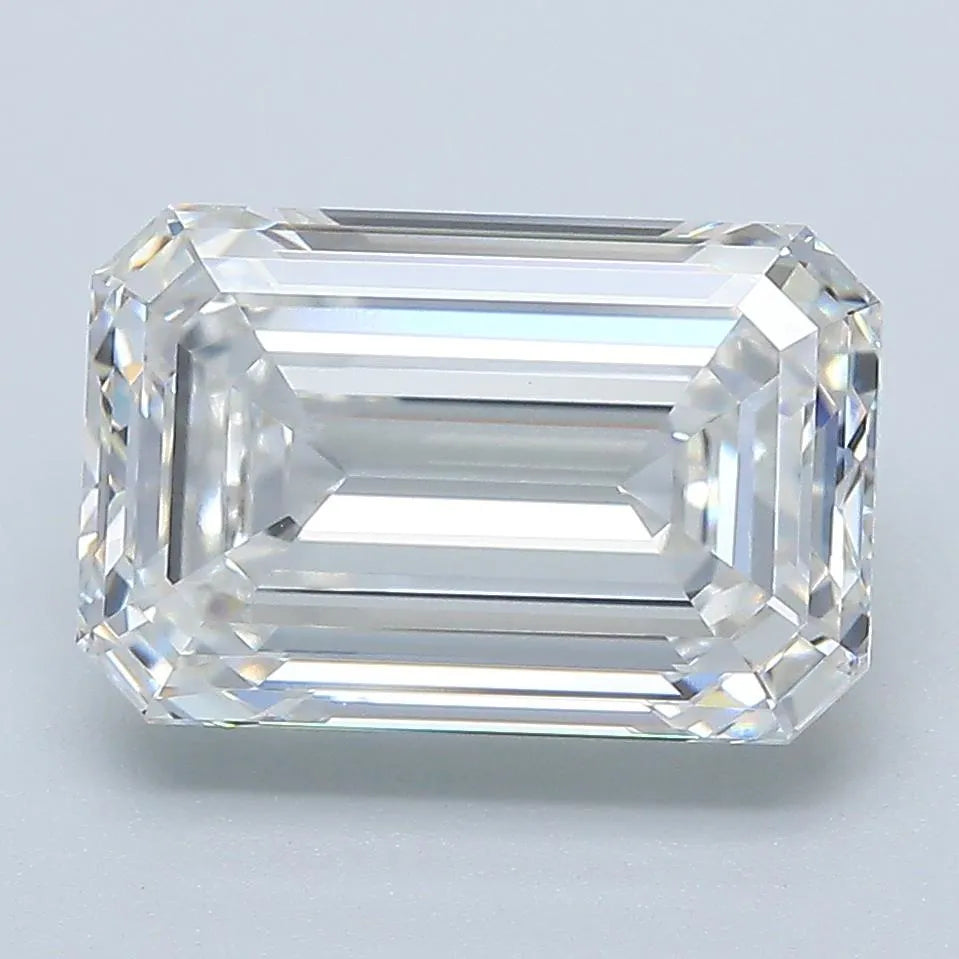 4.17ct Emerald Lab Grown Diamond (Colour E, Clarity VVS2, IGI Certified)