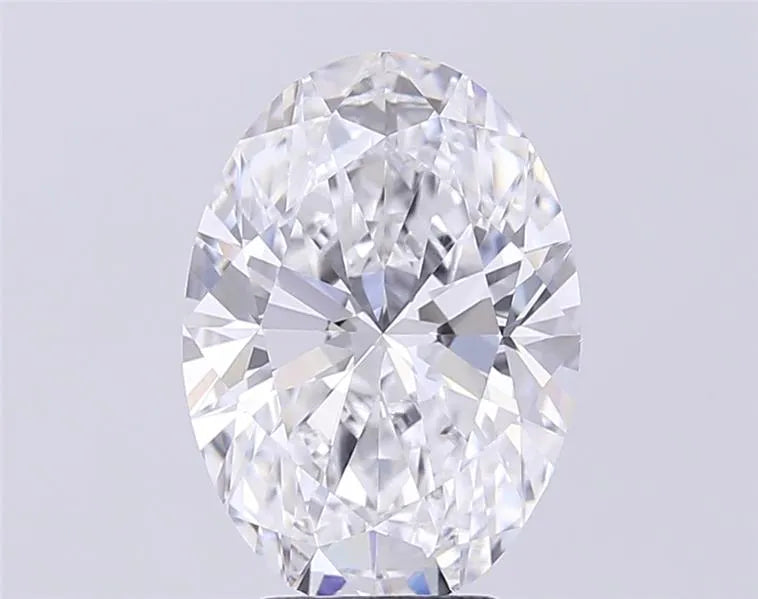 4.22ct Oval Lab Grown Diamond (Colour D, Clarity VVS1, IGI Certified)