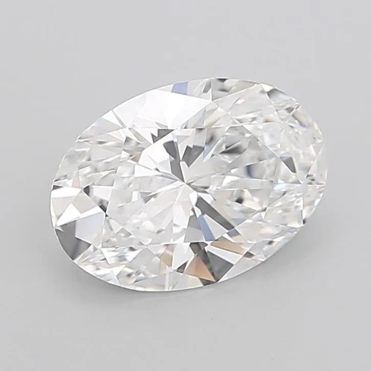 4.23ct Oval Lab Grown Diamond (Colour D, Clarity VVS1, Cut EX, IGI Certified)