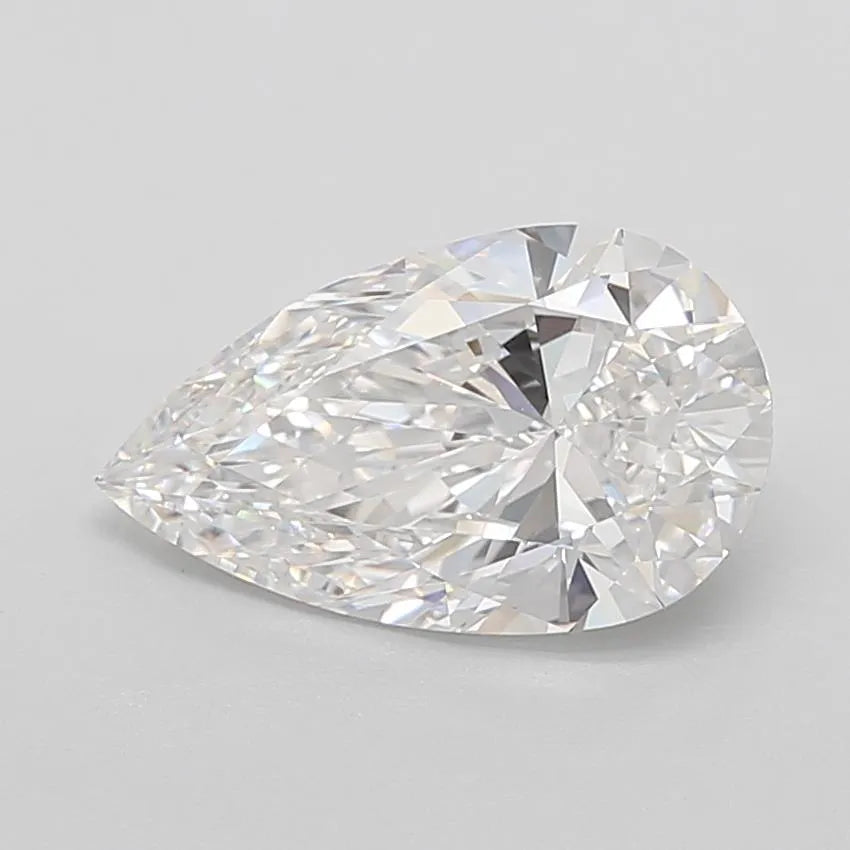 4.24ct Pear Lab Grown Diamond (Colour E, Clarity VVS1, IGI Certified)