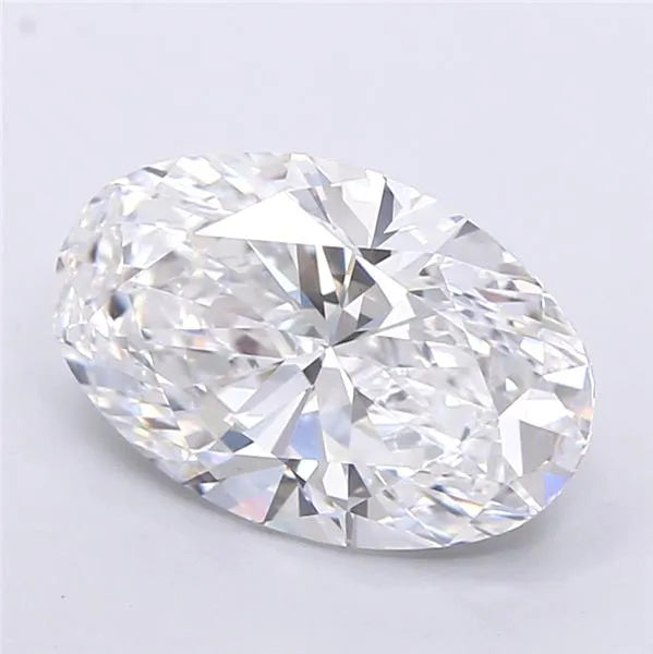 4.25ct Oval Lab Grown Diamond (Colour D, Clarity VS1, IGI Certified)