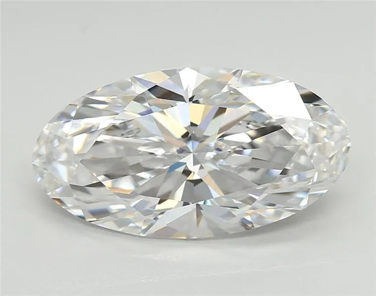 4.26ct Oval Lab Grown Diamond (Colour D, Clarity VVS2, IGI Certified)