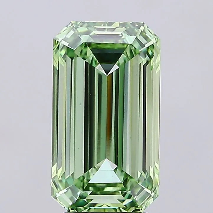 4.27ct Emerald Lab Grown Diamond (Colour Fancy Vivid Green, Clarity VS1, IGI Certified)