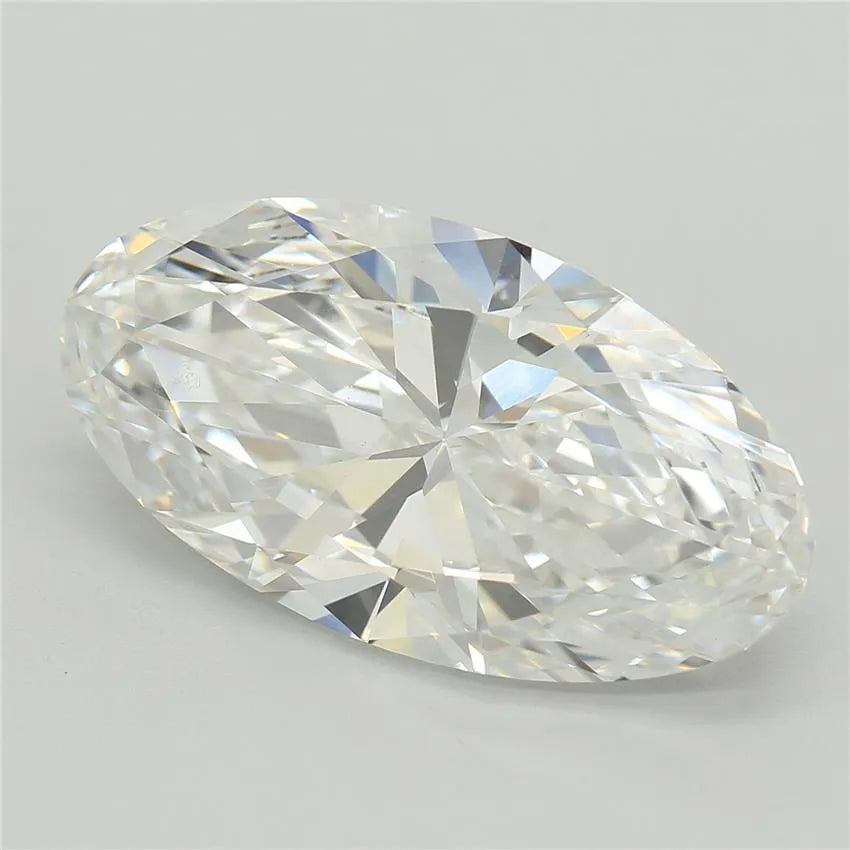 4.32ct Oval Lab Grown Diamond (Colour E, Clarity VVS2, IGI Certified)