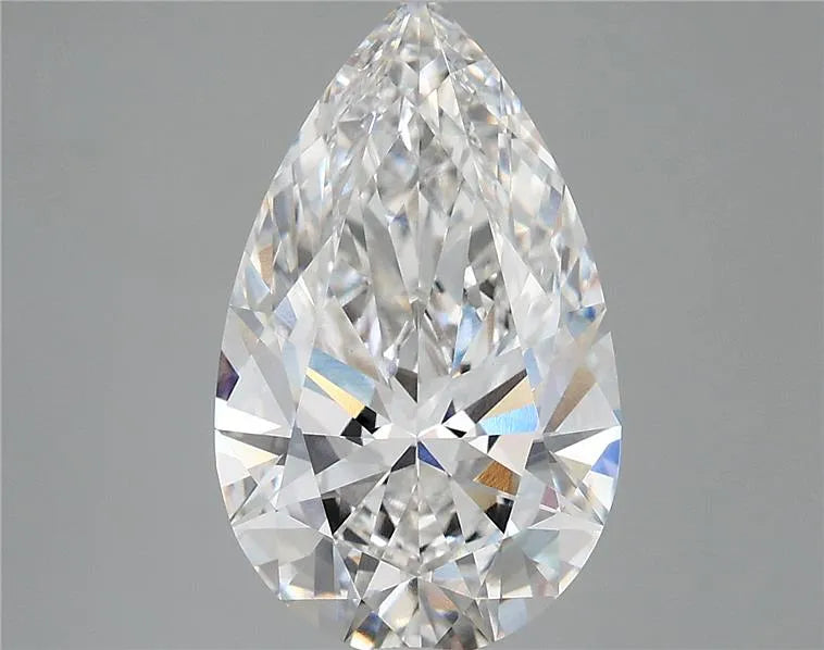 4.32ct Pear Lab Grown Diamond (Colour E, Clarity VVS2, IGI Certified)