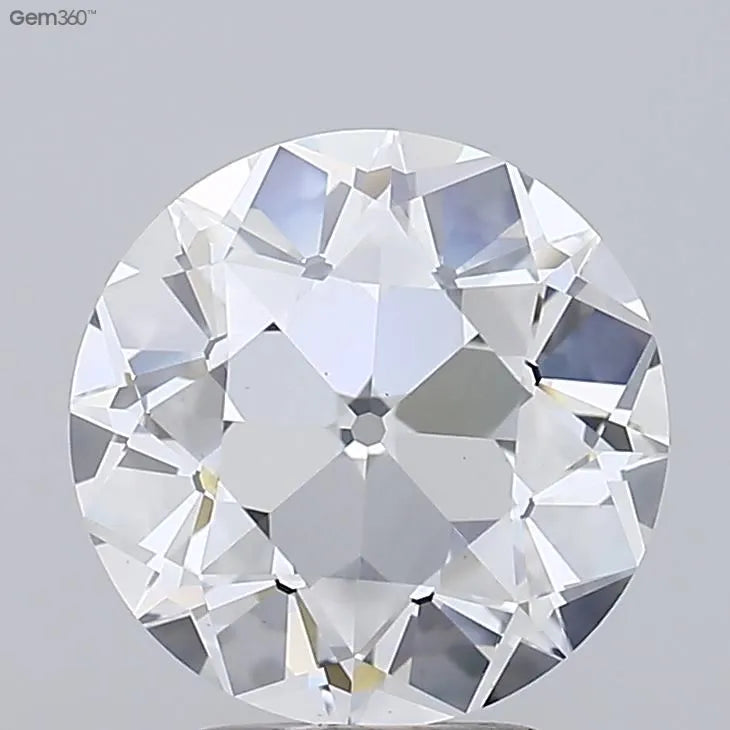 4.35ct European cut Lab Grown Diamond (Colour E, Clarity VVS2, IGI Certified)