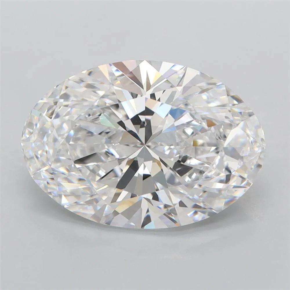 4.40ct Oval Lab Grown Diamond (Colour D, Clarity FL, IGI Certified)