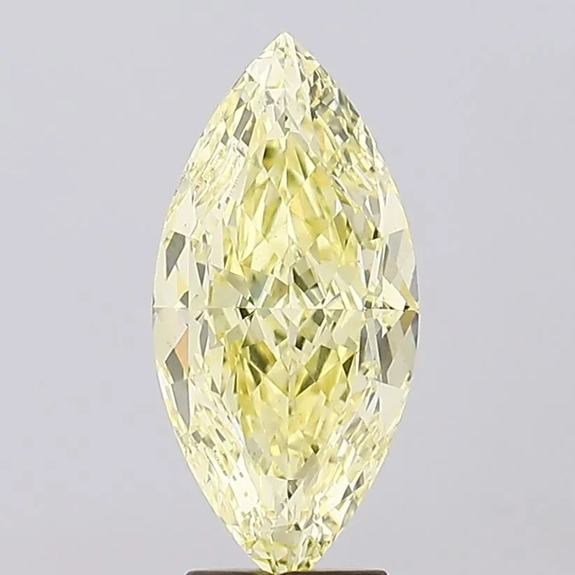 4.50ct Marquise Lab Grown Diamond (Colour Fancy Yellow, Clarity VS1, IGI Certified)