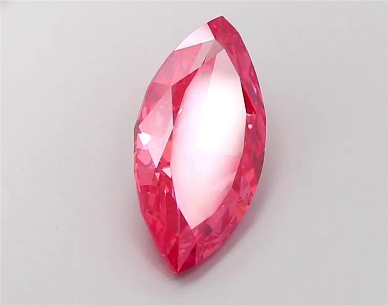 4.51ct Marquise Lab Grown Diamond (Colour Fancy Vivid Pink, Clarity VS1, IGI Certified)