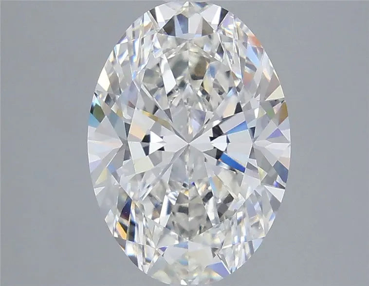 4.52ct Oval Lab Grown Diamond (Colour F, Clarity VVS2, IGI Certified)