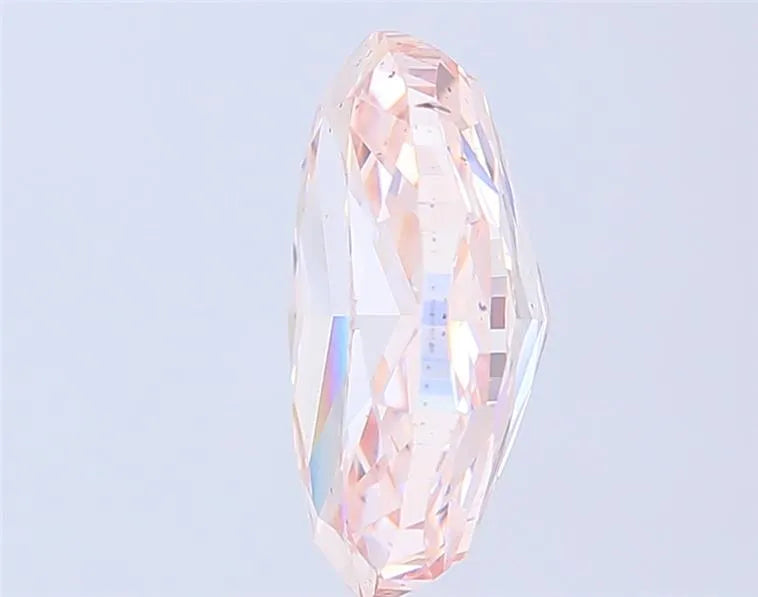 4.52ct Oval Lab Grown Diamond (Colour Fancy Intense Brownish Pink, Clarity VS2, IGI Certified)