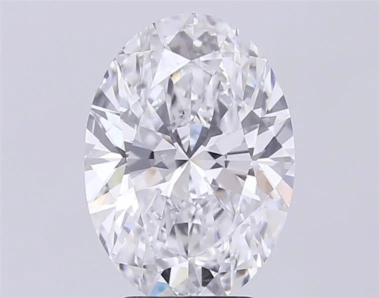 4.53ct Oval Lab Grown Diamond (Colour D, Clarity VVS2, IGI Certified)