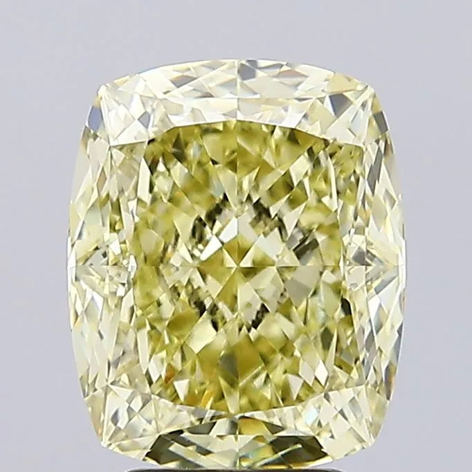 4.54ct Cushion modified Lab Grown Diamond (Colour Fancy Yellow, Clarity VS1, IGI Certified)