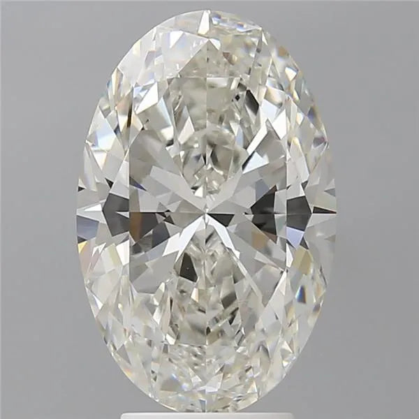 4.54ct Oval Lab Grown Diamond (Colour G, Clarity VVS2, IGI Certified)