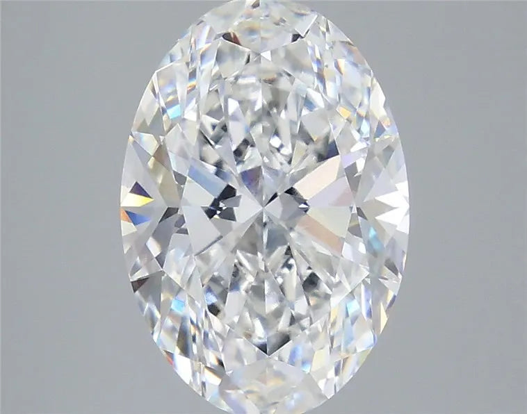 4.58ct Oval Lab Grown Diamond (Colour E, Clarity VVS2, IGI Certified)