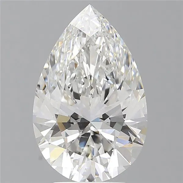 4.60ct Pear Lab Grown Diamond (Colour E, Clarity VVS2, IGI Certified)