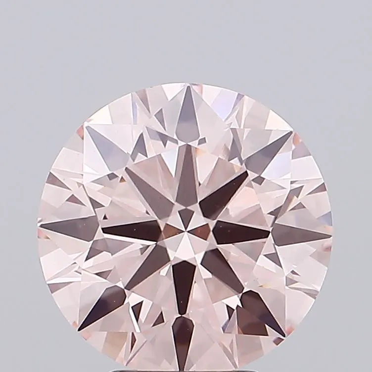 4.62ct Round Lab Grown Diamond (Colour Fancy Pink, Clarity VS1, Cut ID, IGI Certified)