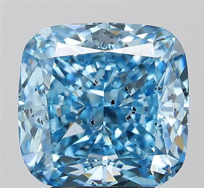 4.63ct Cushion brilliant Lab Grown Diamond (Colour Fancy Vivid Blue, Clarity SI2, IGI Certified)