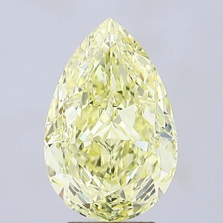 4.74ct Pear Lab Grown Diamond (Colour Fancy Intense Yellow, Clarity VVS1, IGI Certified)
