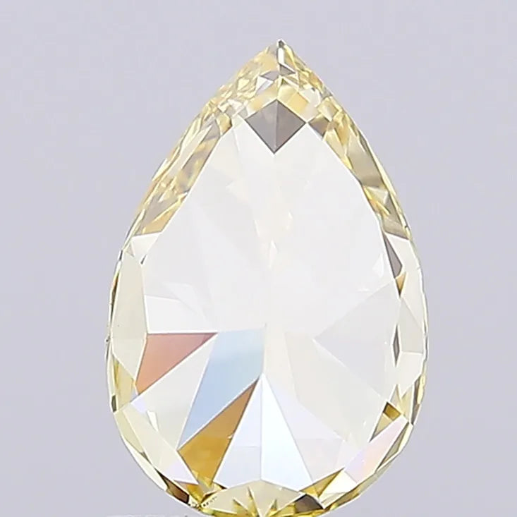 1.51ct Pear Lab Grown Diamond (Colour Fancy Yellow, Clarity VS1, IGI Certified)